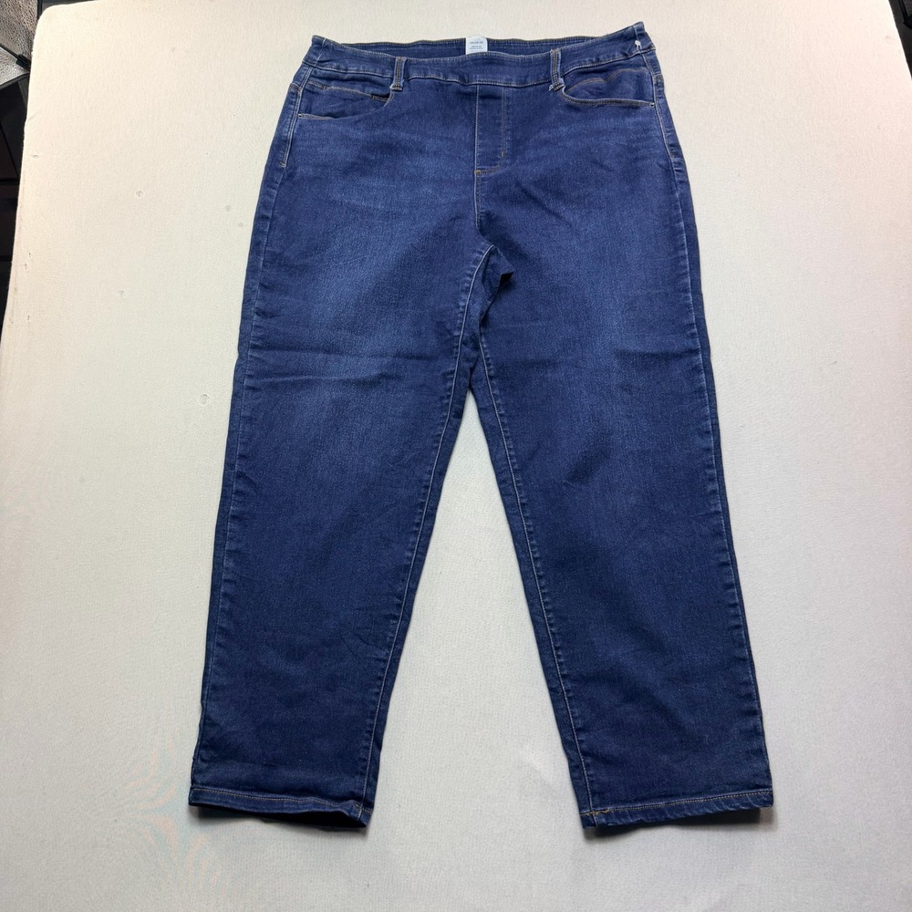 Time and Tru Jeggings Women Extra Large XL 16-18 Blue Excellent Pull On Stretch